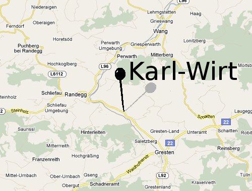 Anfahrt Karl-Wirt